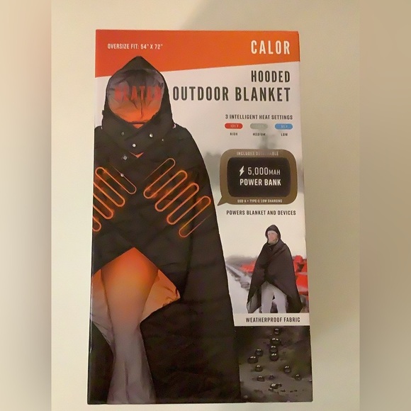 Avalanche Unisex Warming Hooded Wrap With USB Plug, New In Box - Picture 5 of 8